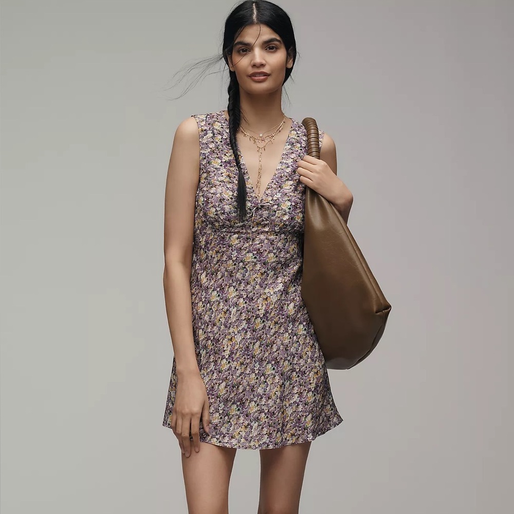 NWT Faithfull V-Neck Sleeveless Mini Dress